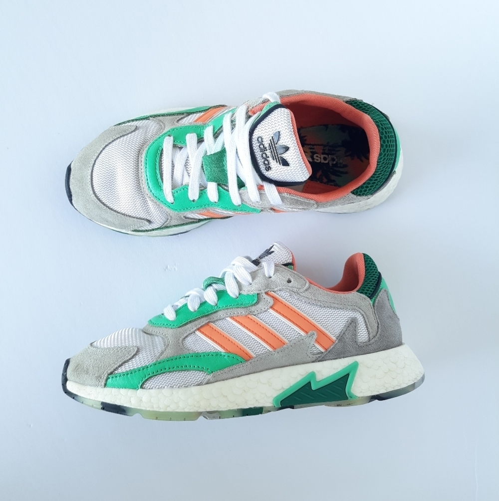 Adidas Tresc Run White Bliss Coral size 6.5 - Picture 3 of 9